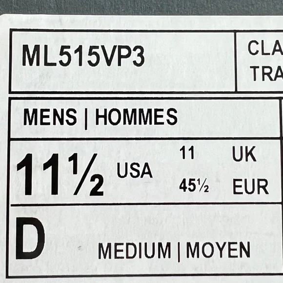 NWT New Balance 515 Men’s Shoes - Picture 7 of 9